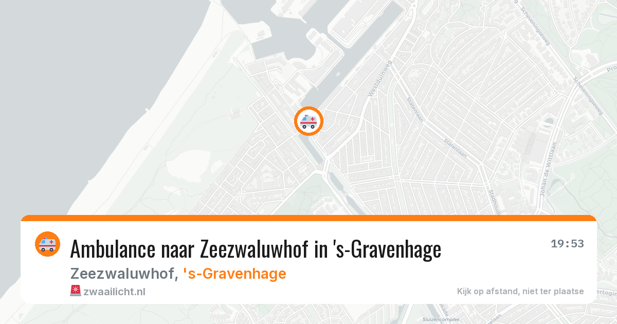 Ambulance naar Zeezwaluwhof in 's-Gravenhage — 23 jun 2026