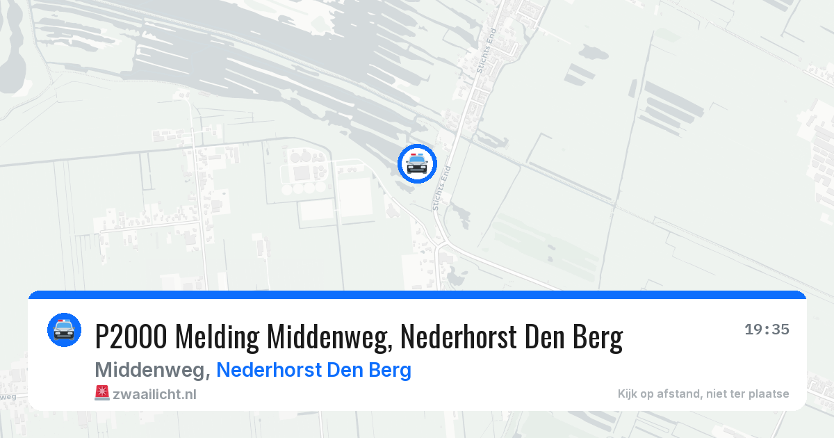 P2000 Melding Middenweg, Nederhorst Den Berg — 19 jun 2026