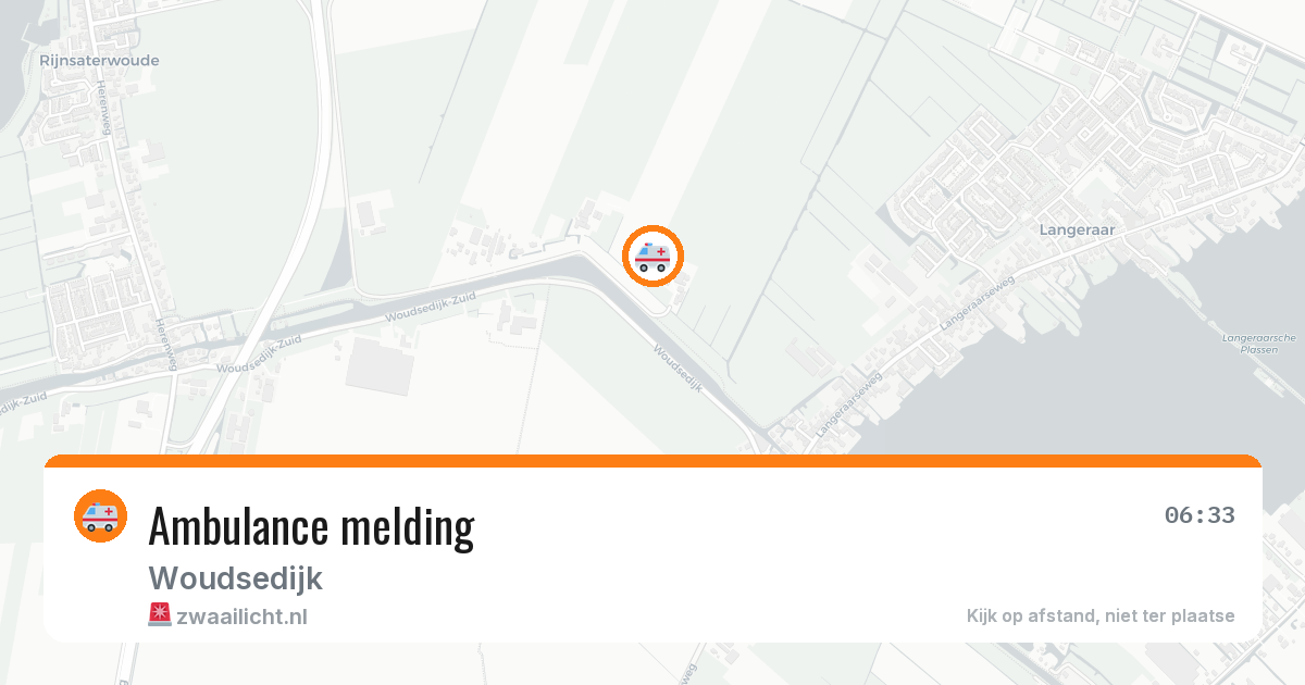 Ambulance melding — 31 mei 2026