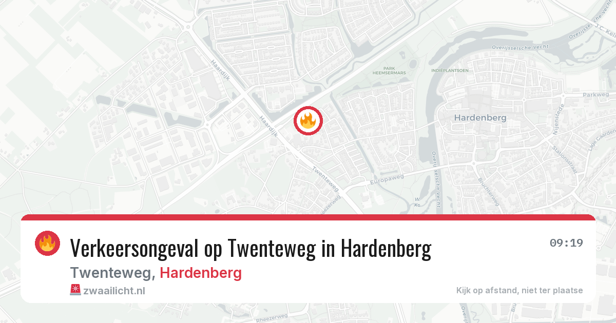 Verkeersongeval op Twenteweg in Hardenberg — 23 mei 2026