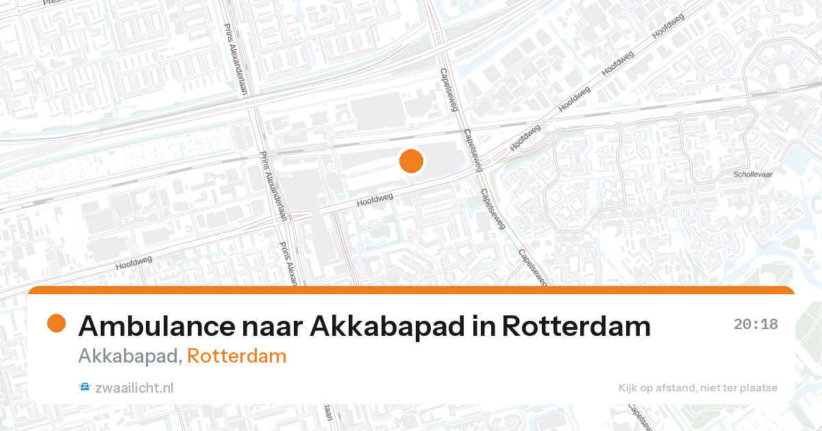 Ambulance naar Akkabapad in Rotterdam — 28 aug 2026
