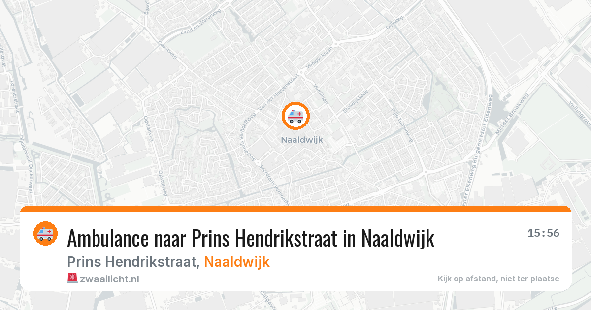 Ambulance naar Prins Hendrikstraat in Naaldwijk — 27 mei 2026