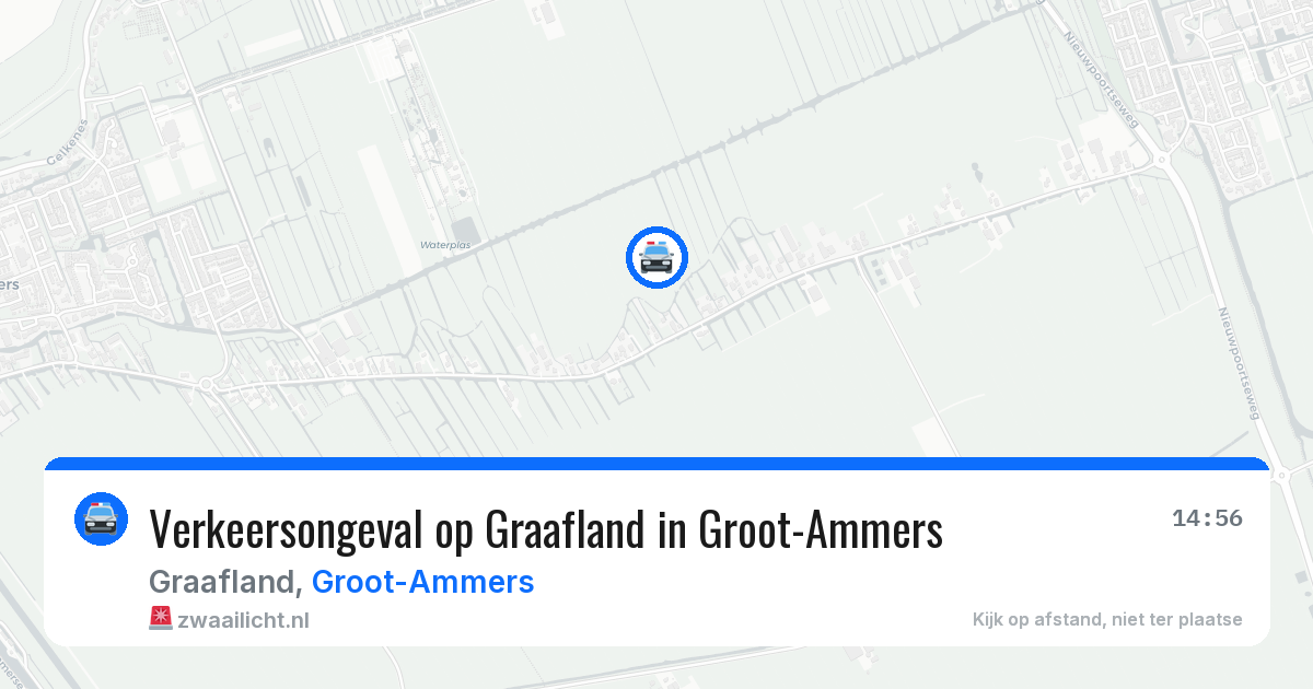 Verkeersongeval op Graafland in Groot-Ammers — 31 jul 2026