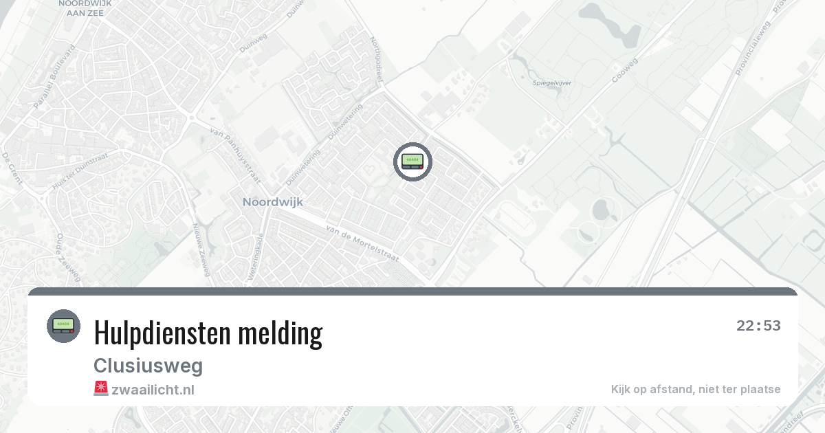Hulpdiensten melding — 31 jan 2026