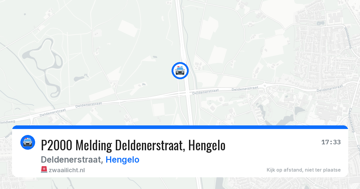 P2000 Melding Deldenerstraat, Hengelo — 1 jun 2026