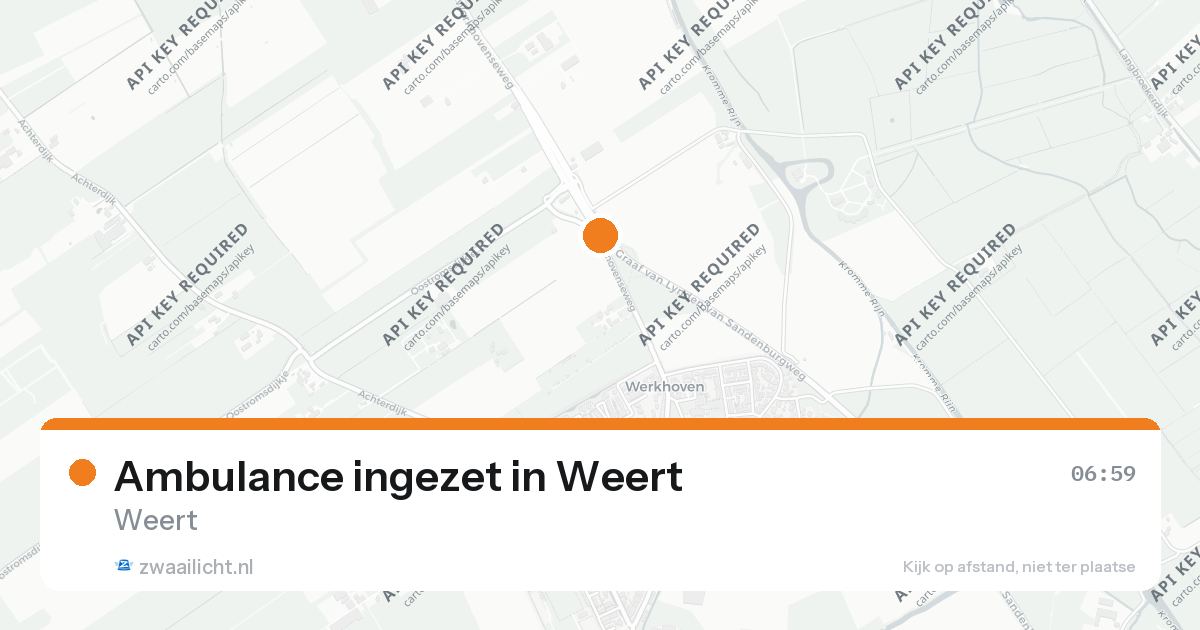 Ambulance ingezet in Weert — 7 feb 2026