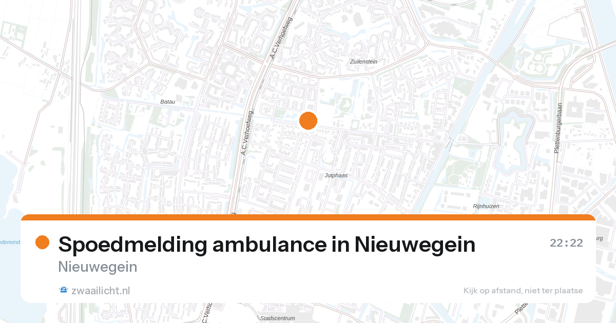 Spoedmelding ambulance in Nieuwegein — 31 jan 2026
