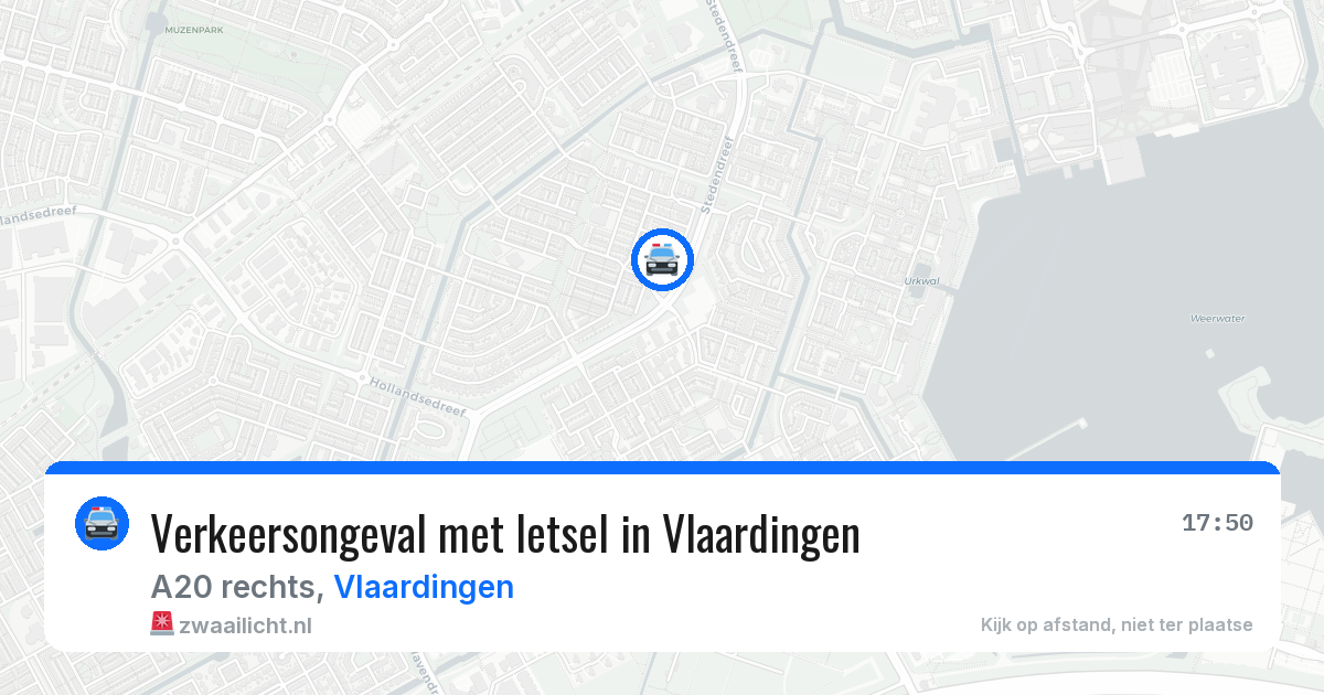 Verkeersongeval met letsel in Vlaardingen — 19 jan 2026
