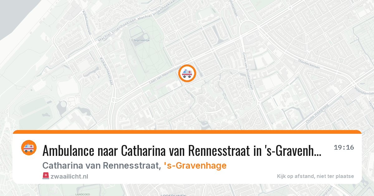 Ambulance naar Catharina van Rennesstraat in 's-Gravenhage — 3 mrt 2026