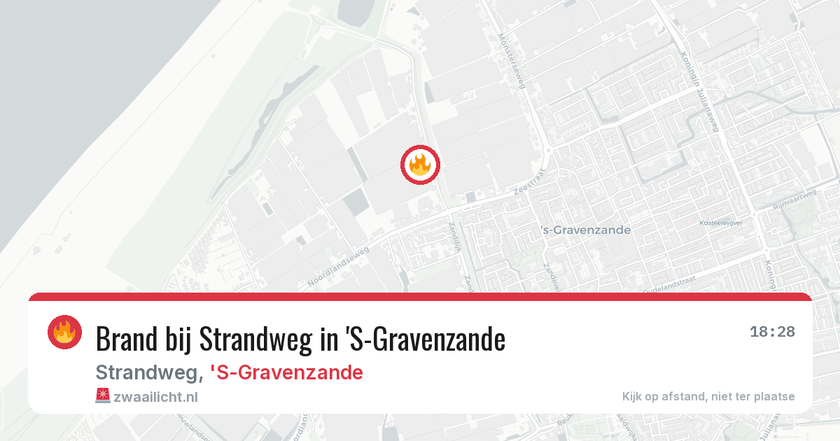 Brand bij Strandweg in 'S-Gravenzande — 20 apr 2026