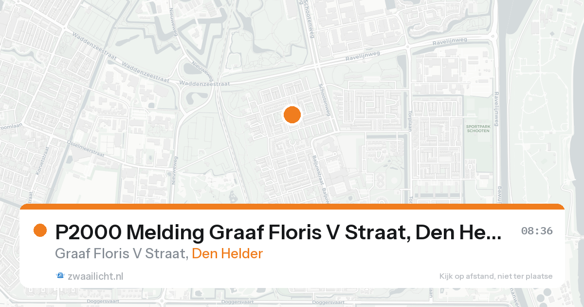 P2000 Melding Graaf Floris V Straat, Den Helder — 8 feb 2026