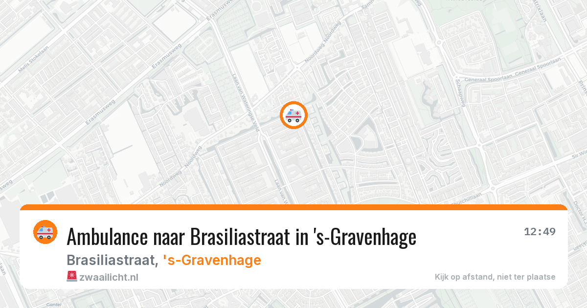 Ambulance naar Brasiliastraat in 's-Gravenhage — 19 mei 2026