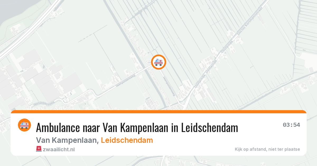 Ambulance naar Van Kampenlaan in Leidschendam — 24 apr 2026