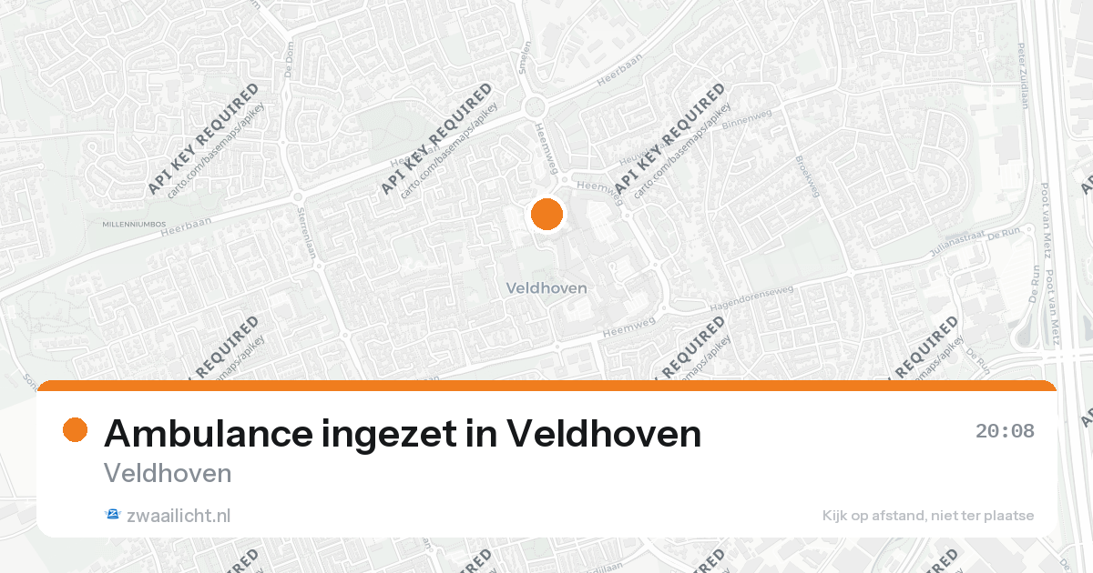 Ambulance ingezet in Veldhoven — 20 jun 2026