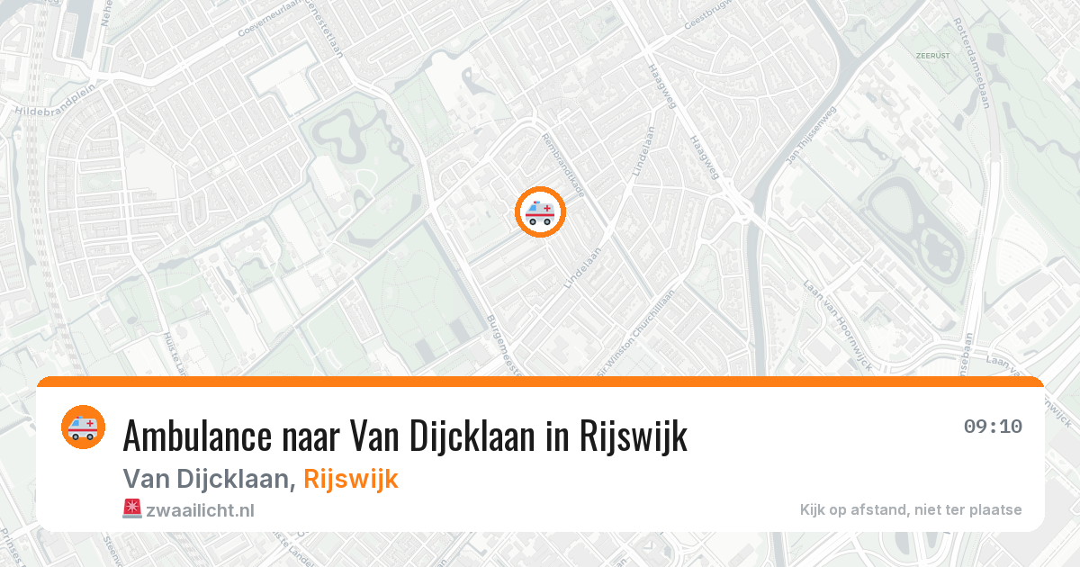 Ambulance naar Van Dijcklaan in Rijswijk — 3 jun 2026