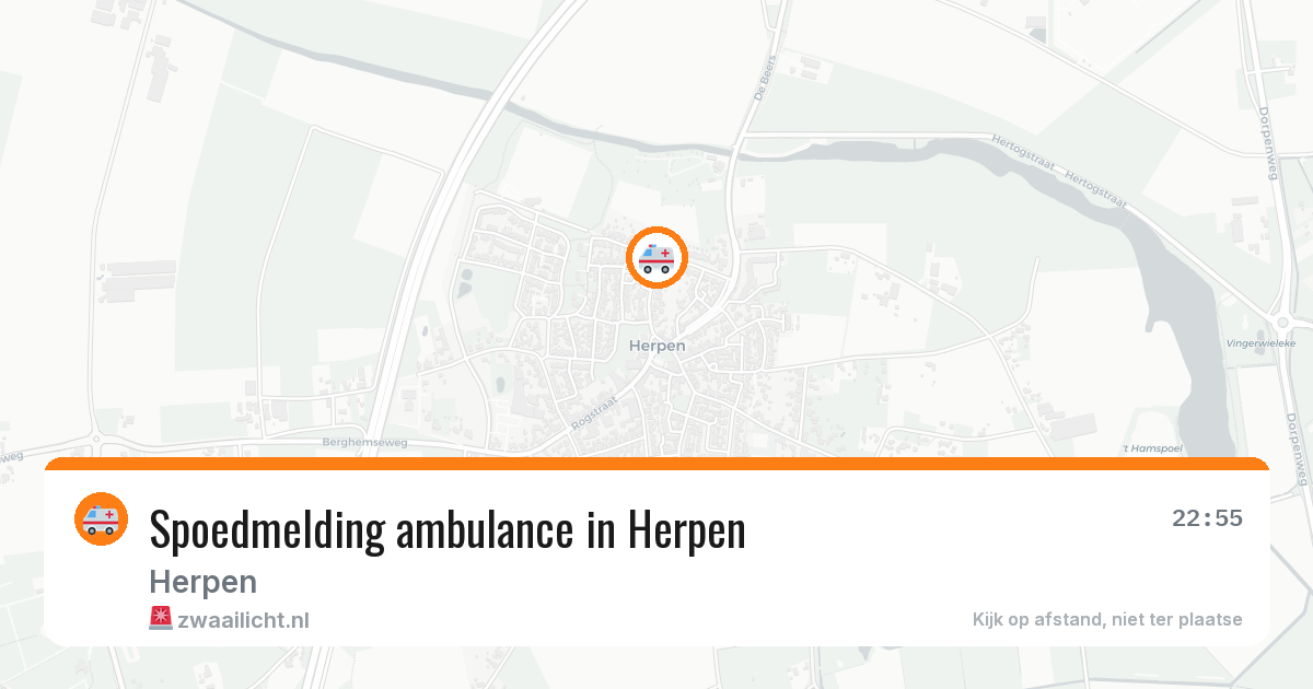 Spoedmelding ambulance in Herpen — 24 jan 2026