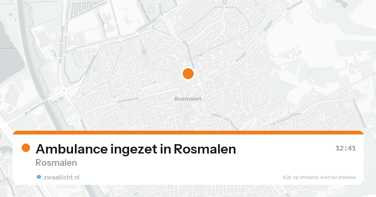 Ambulance ingezet in Rosmalen — 7 feb 2026