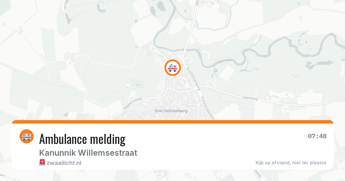 Ambulance melding — 20 apr 2026