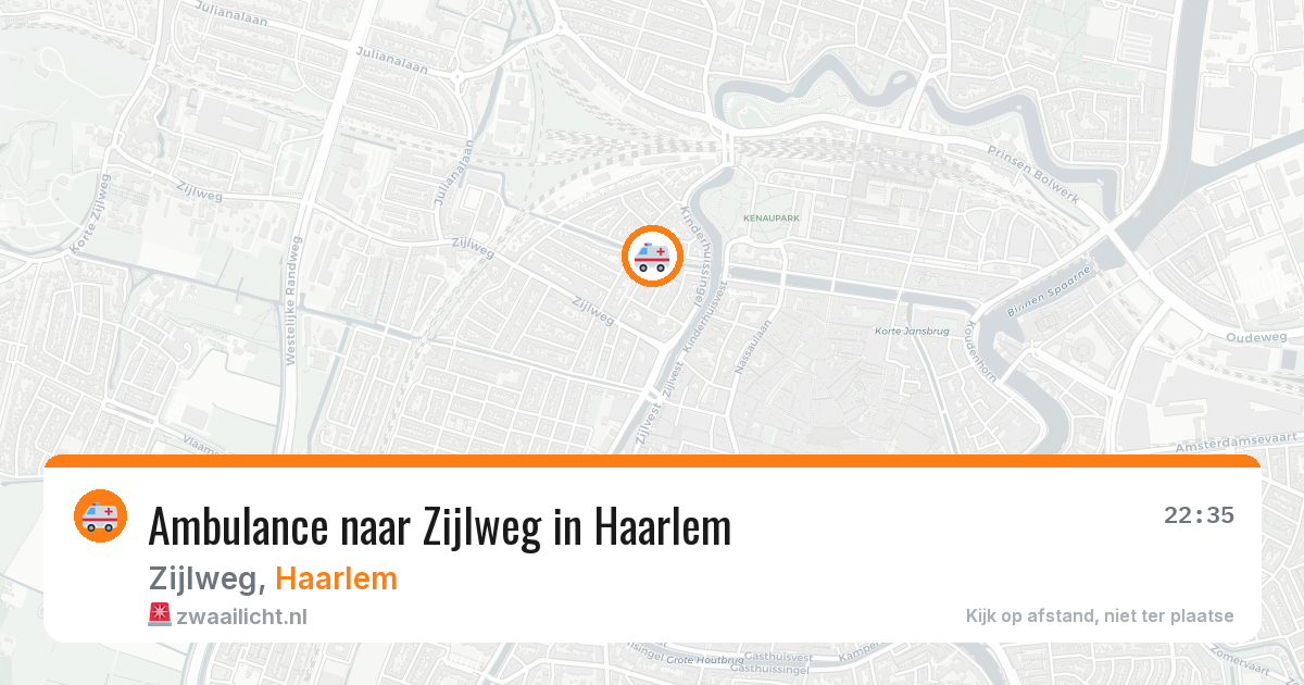 Ambulance naar Zijlweg in Haarlem — 21 mrt 2026