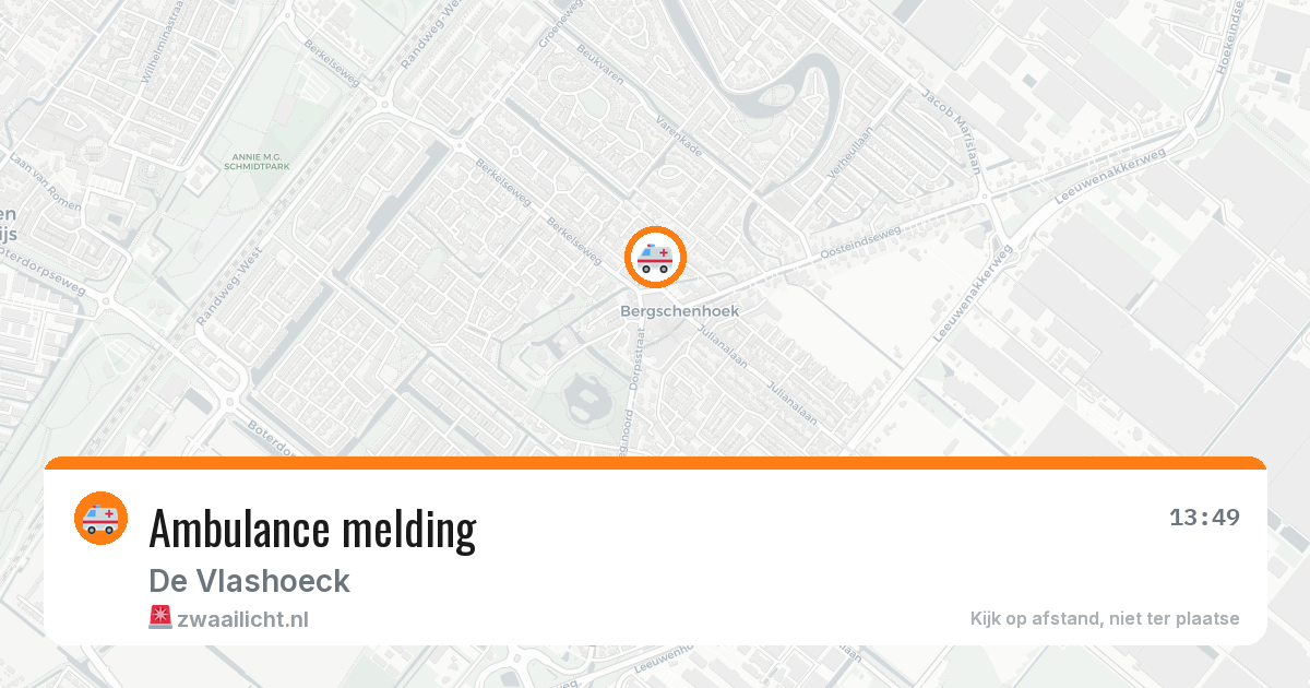 Ambulance melding — 19 jun 2026