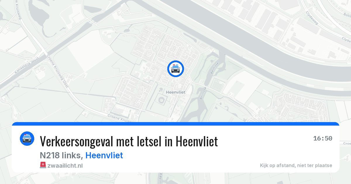 Verkeersongeval met letsel in Heenvliet — 12 mei 2026
