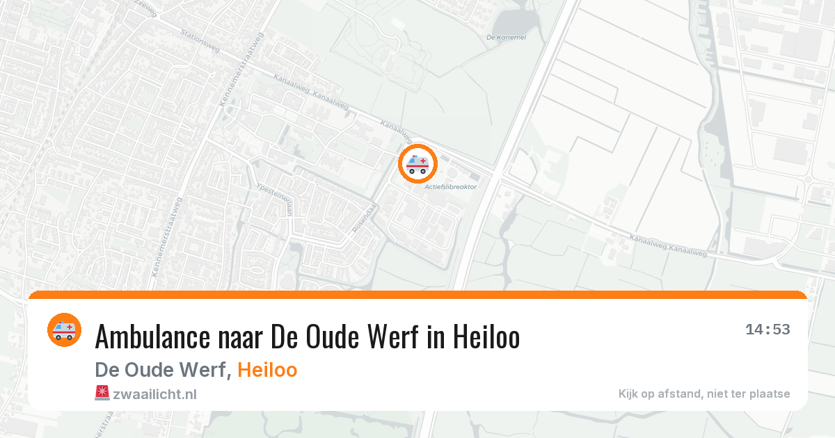 Ambulance naar De Oude Werf in Heiloo — 2 aug 2026