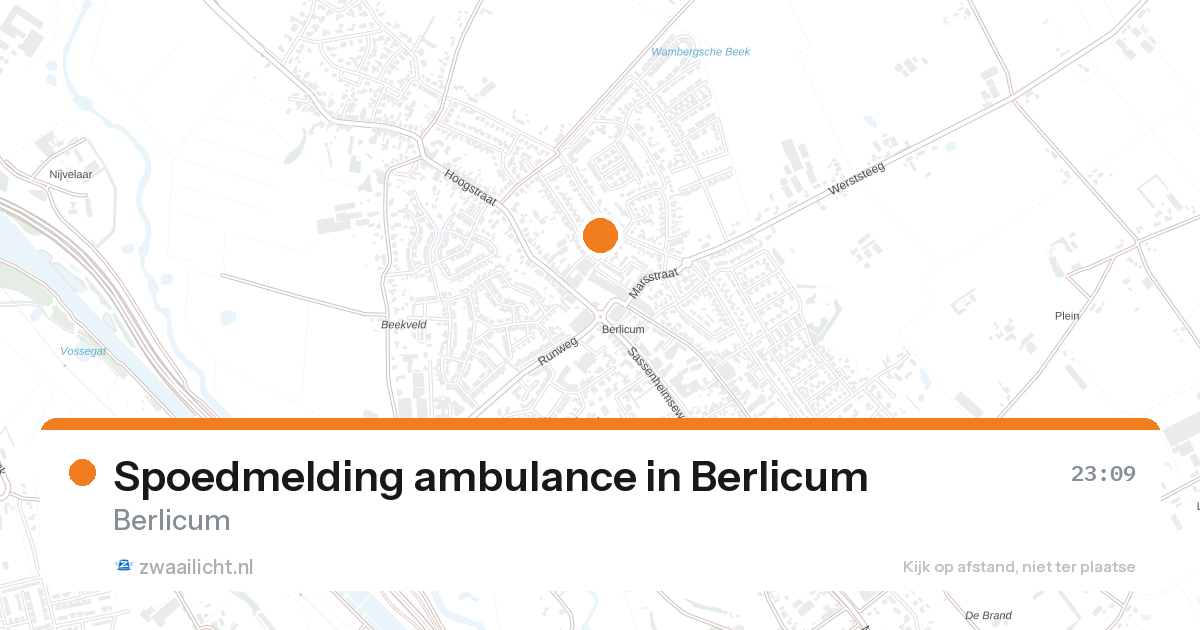 Spoedmelding ambulance in Berlicum — 31 jan 2026