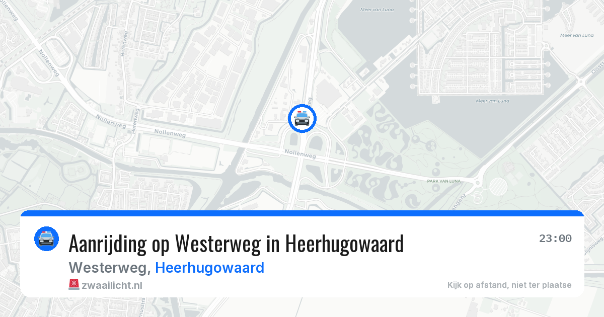 Aanrijding op Westerweg in Heerhugowaard — 26 mrt 2026