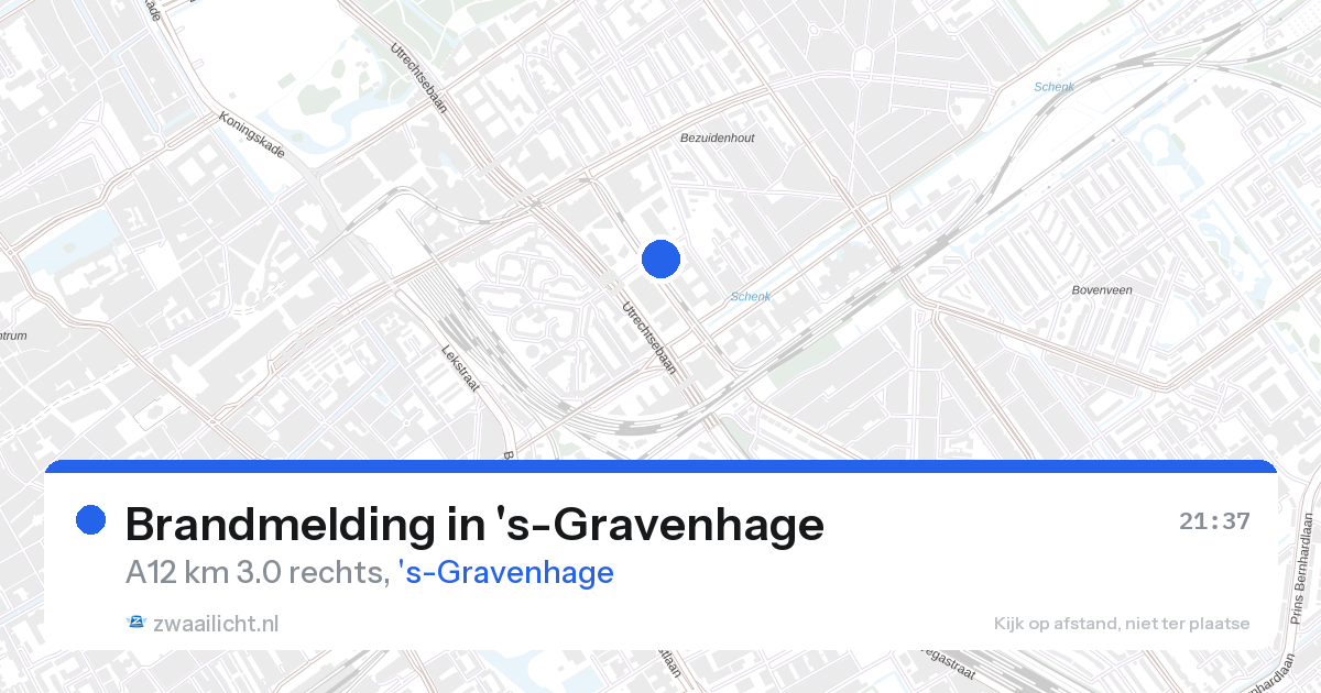 Brandmelding in 's-Gravenhage — 28 aug 2026