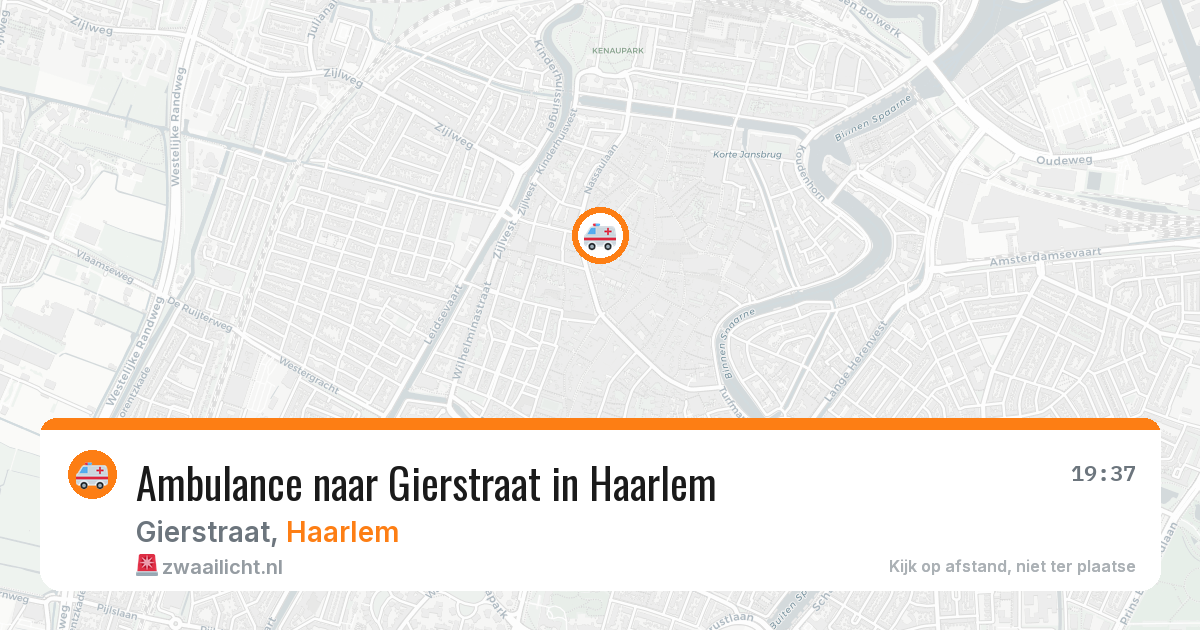 Ambulance naar Gierstraat in Haarlem — 24 jun 2026