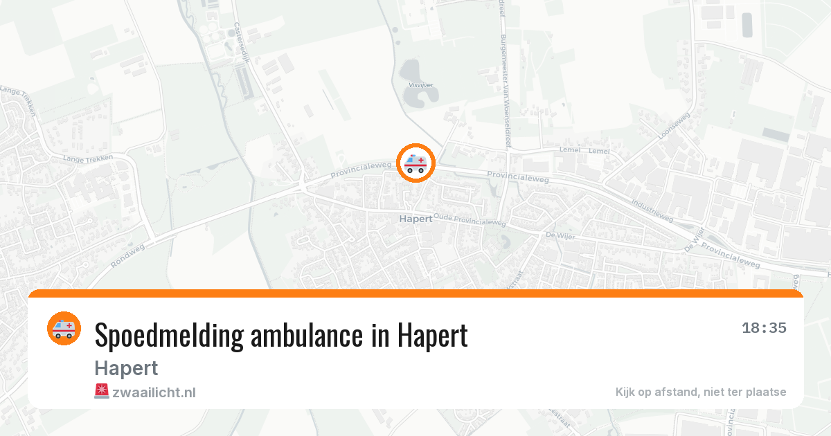 Spoedmelding ambulance in Hapert — 12 feb 2026