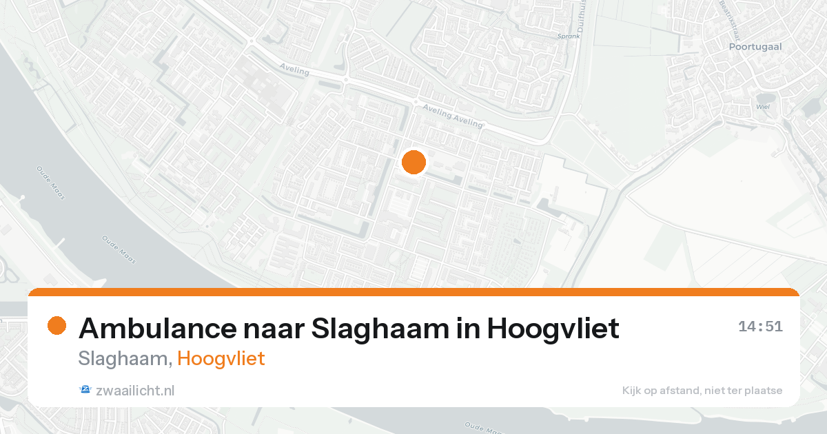 Ambulance naar Slaghaam in Hoogvliet — 20 aug 2026