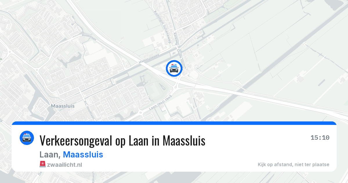 Verkeersongeval op Laan in Maassluis — 20 mei 2026
