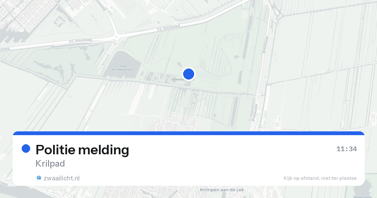 Politie melding — 3 jun 2026