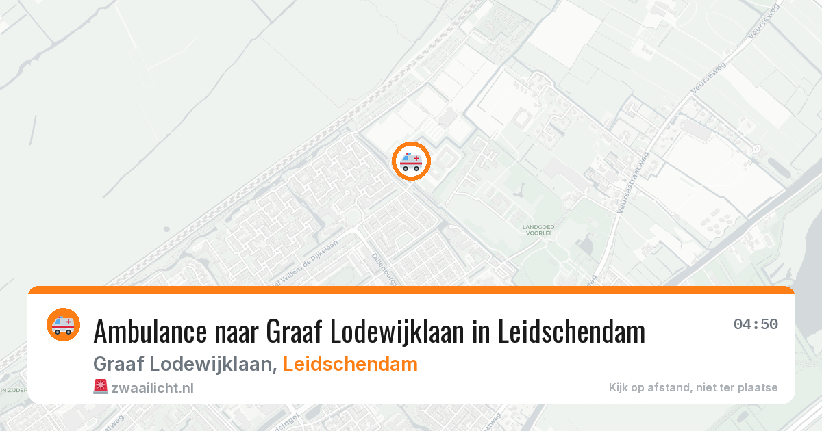Ambulance naar Graaf Lodewijklaan in Leidschendam — 7 jul 2026