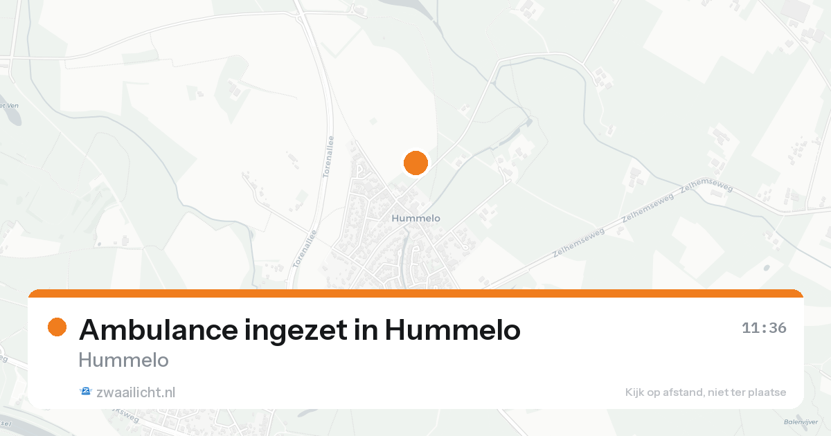 Ambulance ingezet in Hummelo — 7 feb 2026
