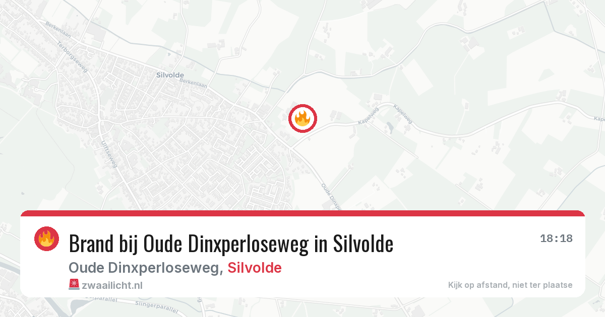 Brand bij Oude Dinxperloseweg in Silvolde — 29 mei 2026