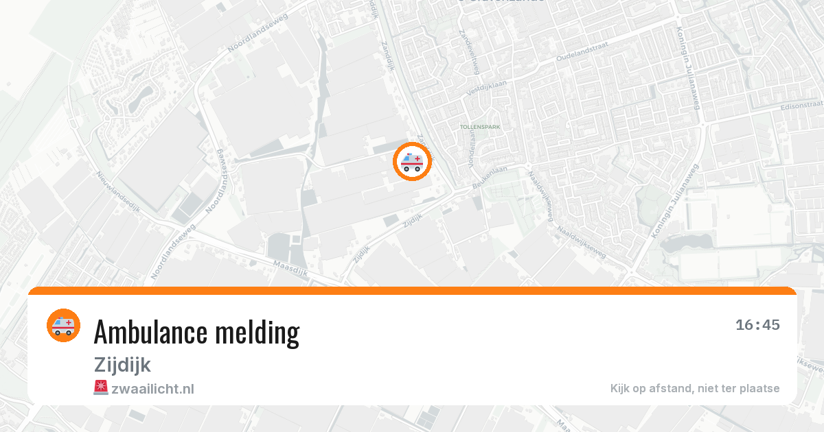 Ambulance melding — 27 apr 2026