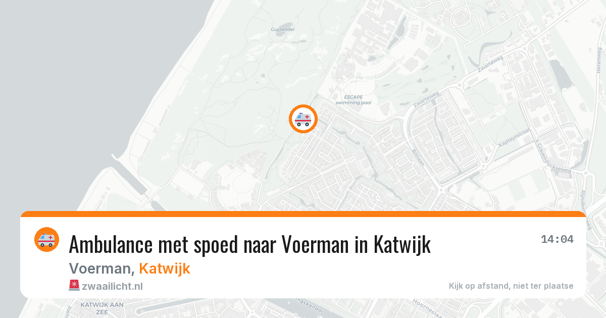 Ambulance met spoed naar Voerman in Katwijk — 2 jul 2026