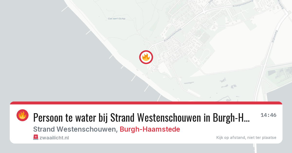 Persoon te water bij Strand Westenschouwen in Burgh-Haamstede — 9 aug 2026