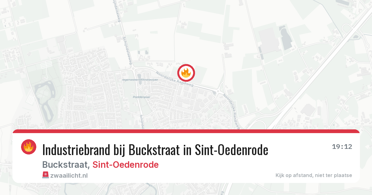 Industriebrand bij Buckstraat in Sint-Oedenrode — 22 apr 2026