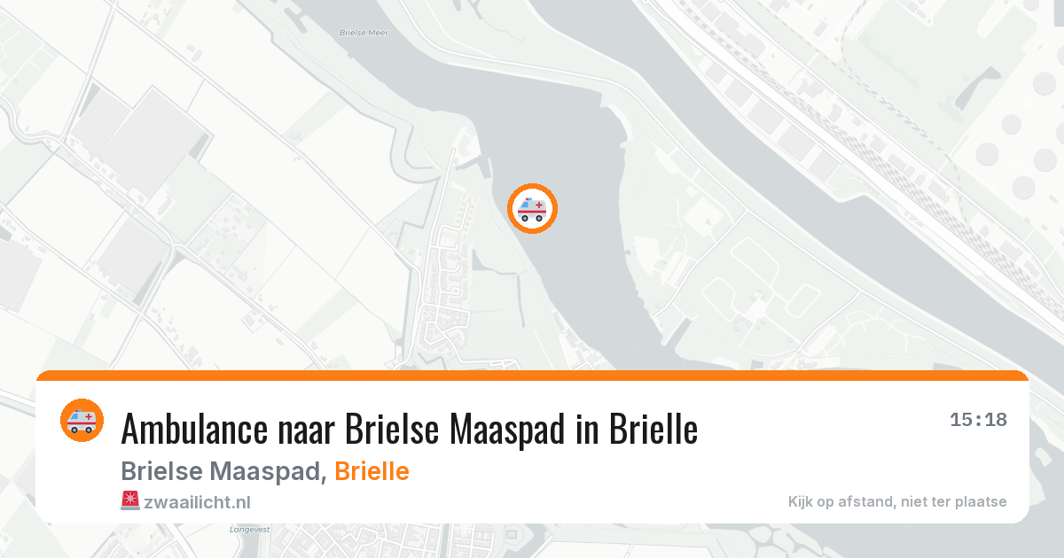 Ambulance naar Brielse Maaspad in Brielle — 19 jun 2026