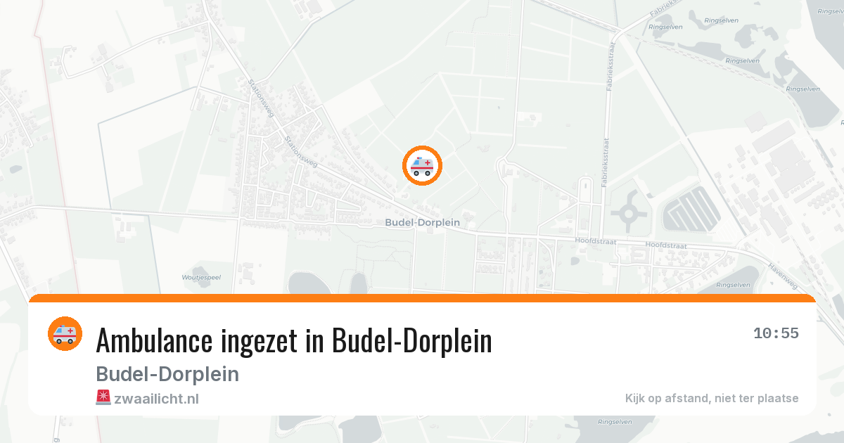 Ambulance ingezet in Budel-Dorplein — 20 mei 2026