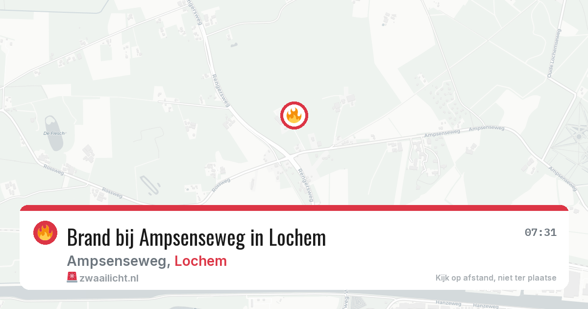 Brand bij Ampsenseweg in Lochem — 28 jun 2026