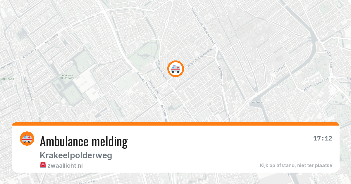 Ambulance melding — 26 jun 2026