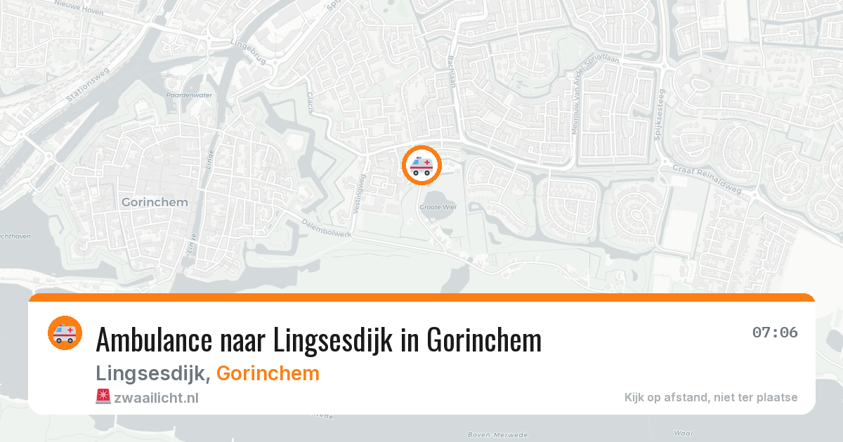Ambulance naar Lingsesdijk in Gorinchem — 9 apr 2026