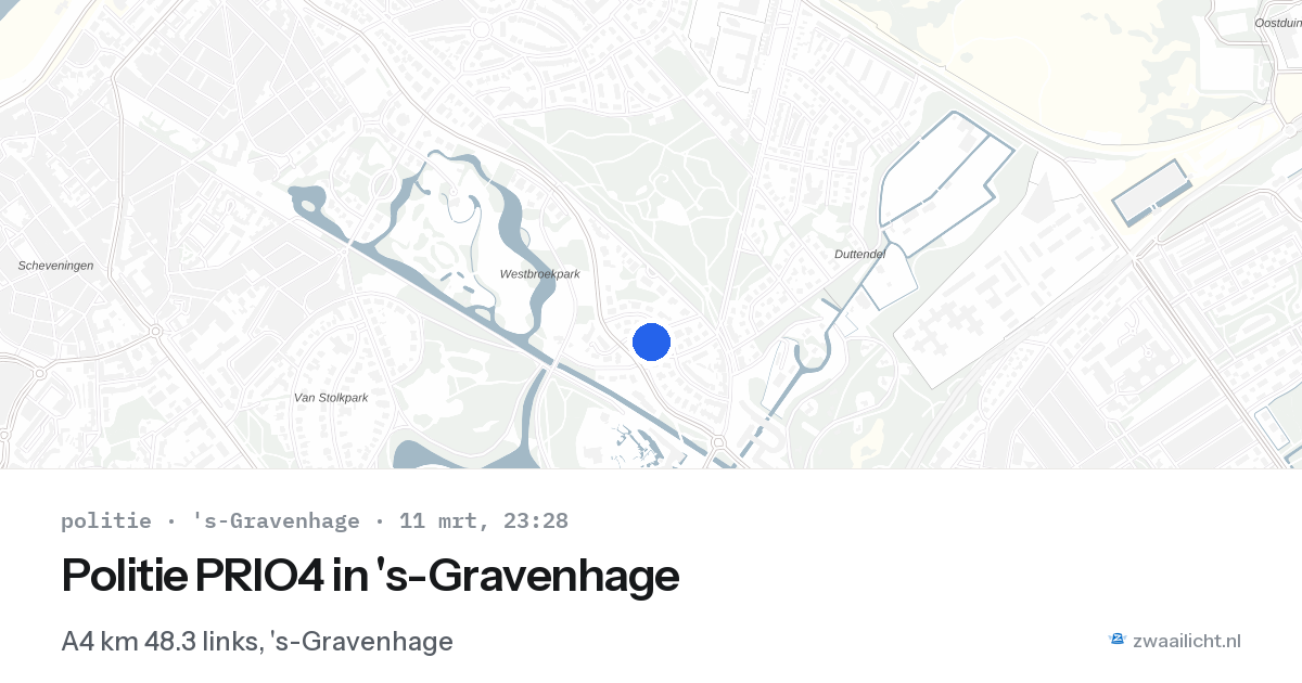 Politie PRIO4 in 's-Gravenhage — 4 feb 2026 | 🚨 Zwaailicht.nl
