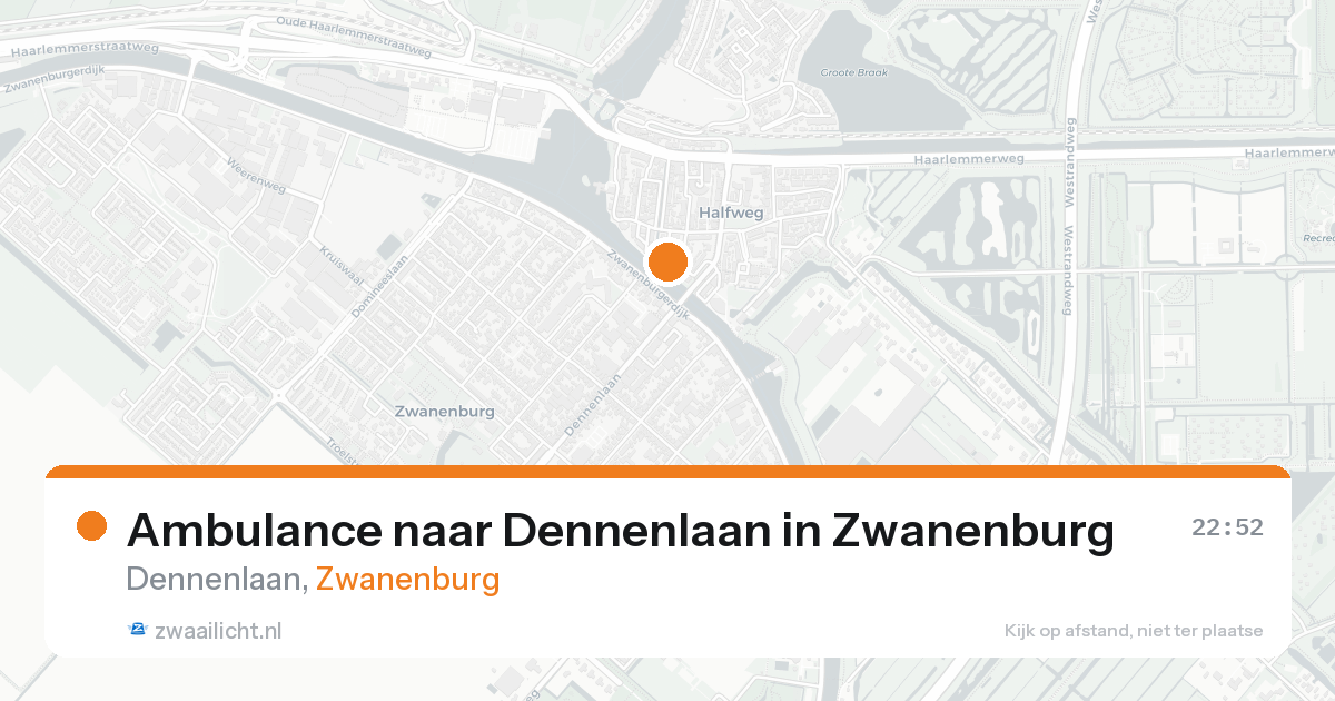 Ambulance naar Dennenlaan in Zwanenburg — 30 jan 2026