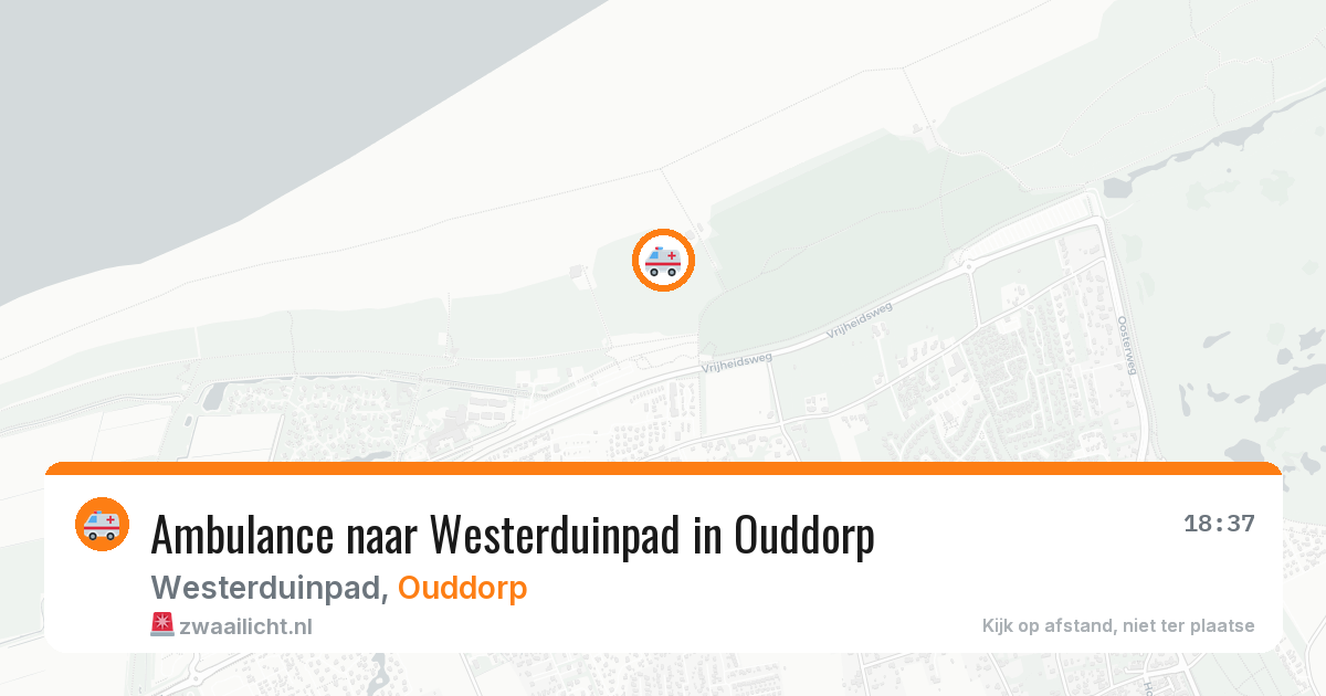 Ambulance naar Westerduinpad in Ouddorp — 24 jul 2026