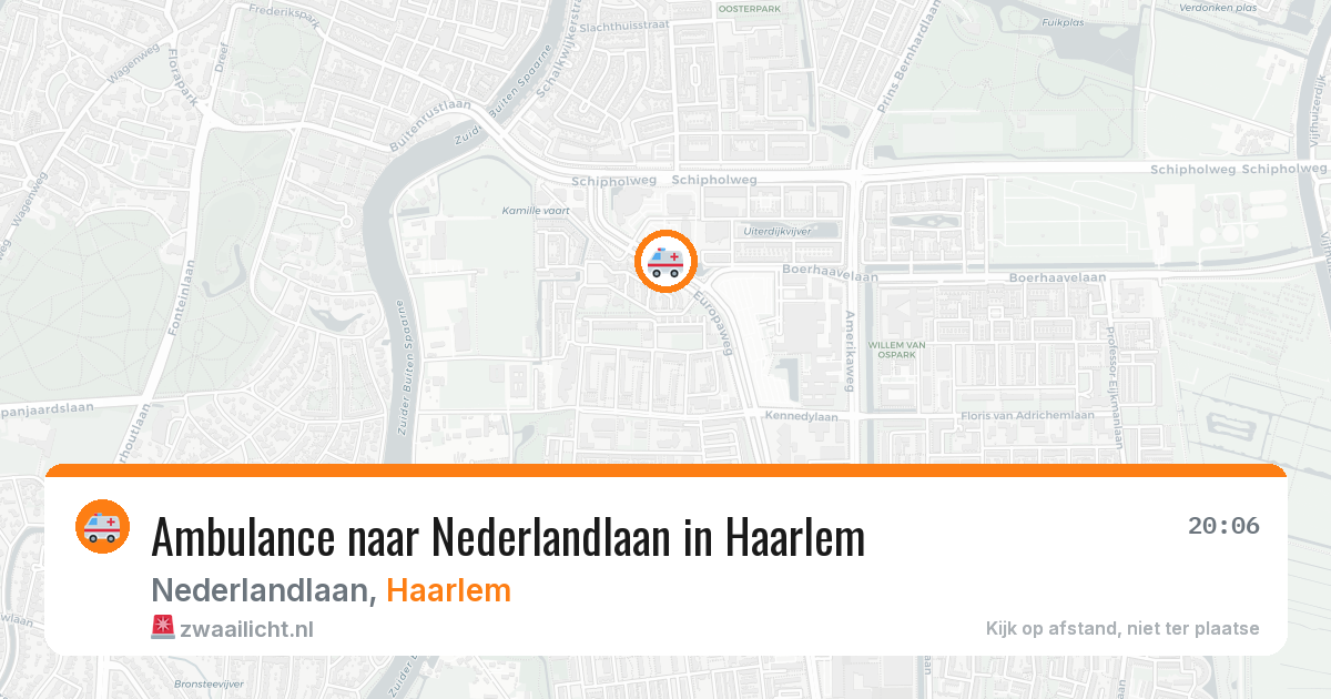 Ambulance naar Nederlandlaan in Haarlem — 1 jul 2026